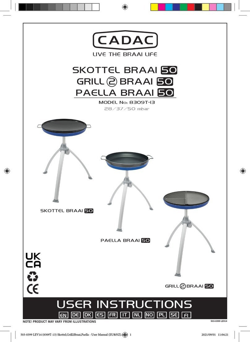Cadac SKOTTEL BRAAI 50 User instructions