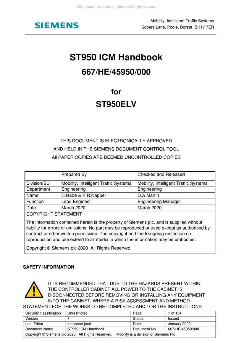 Siemens ST950ELV User manual