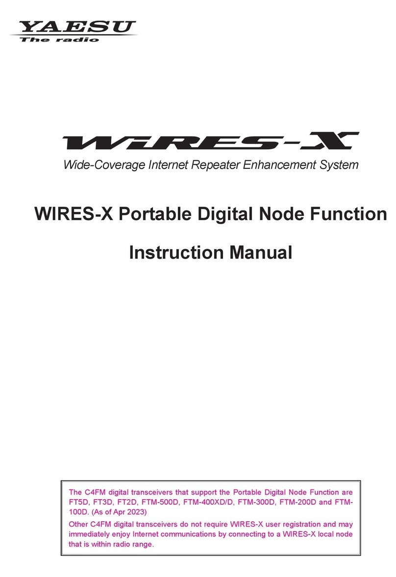 Yaesu FT3DE User manual