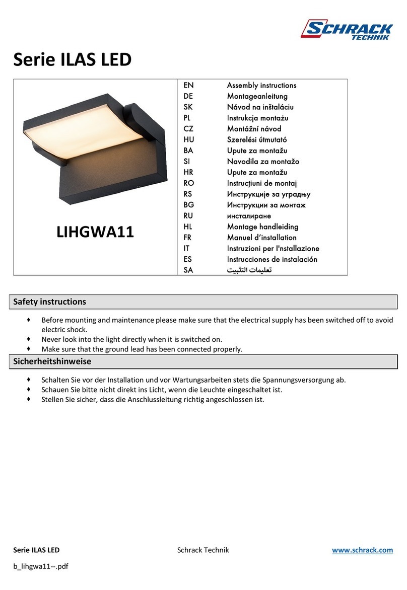 Schrack Technik ILAS LED Series User manual