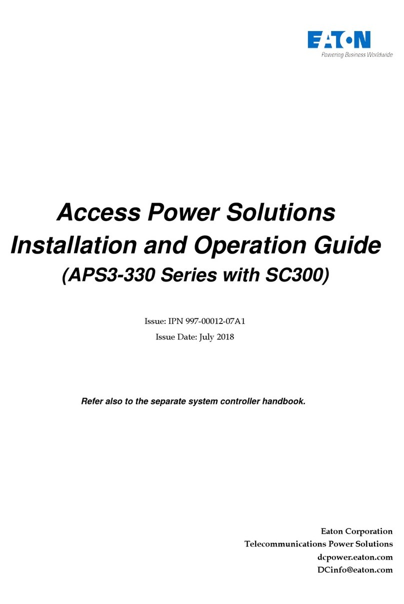 Eaton APS3-330 Series Operating instructions