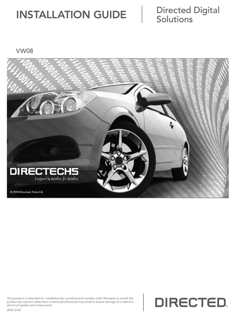 Directed Directechs VW08 User manual Directed Directechs VW08 User manual