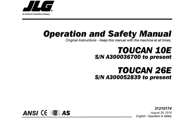 Oshkosh Corporation JLG TOUCAN 10E Use and care manual