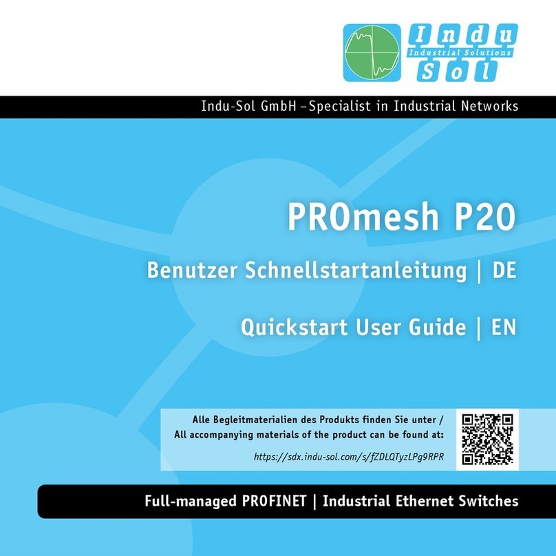 Indu-Sol PROmesh P20 Quick start user guide
