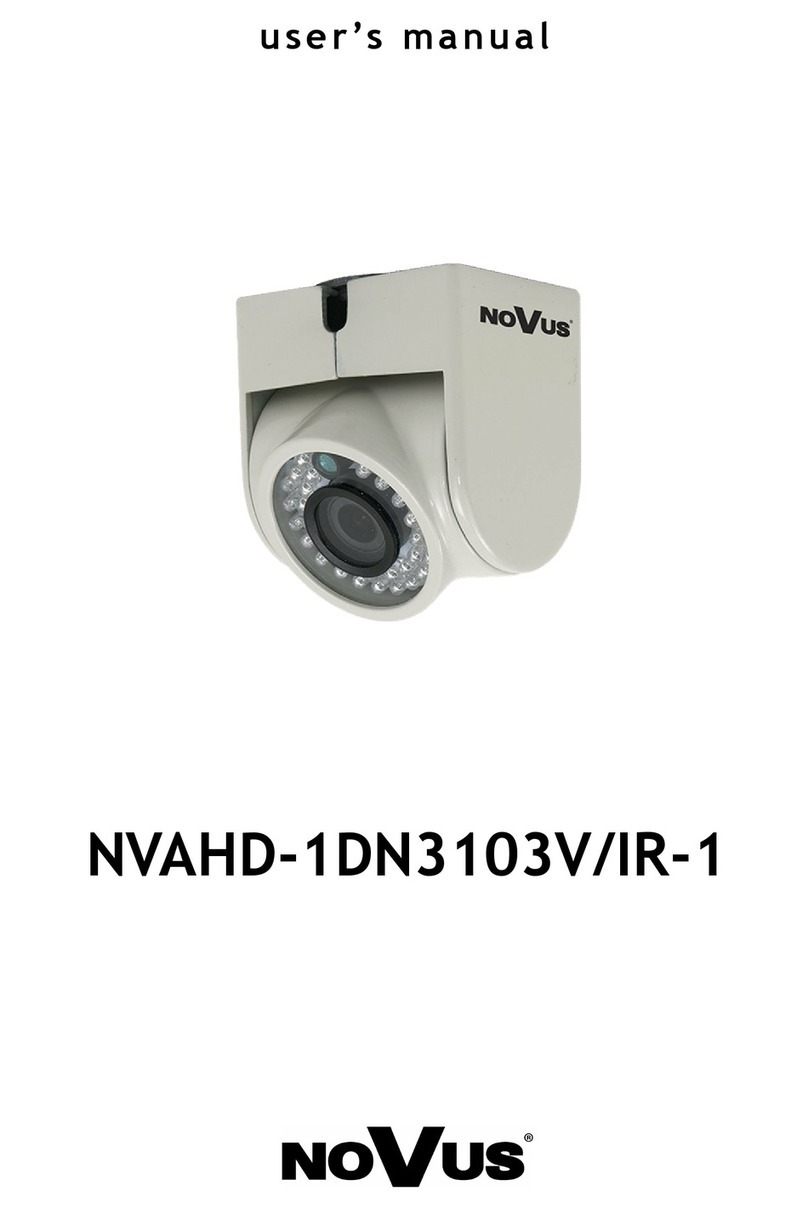 Novus NVAHD-1DN3103V/IR-1 User manual Novus NVAHD-1DN3103V/IR-1 User manual