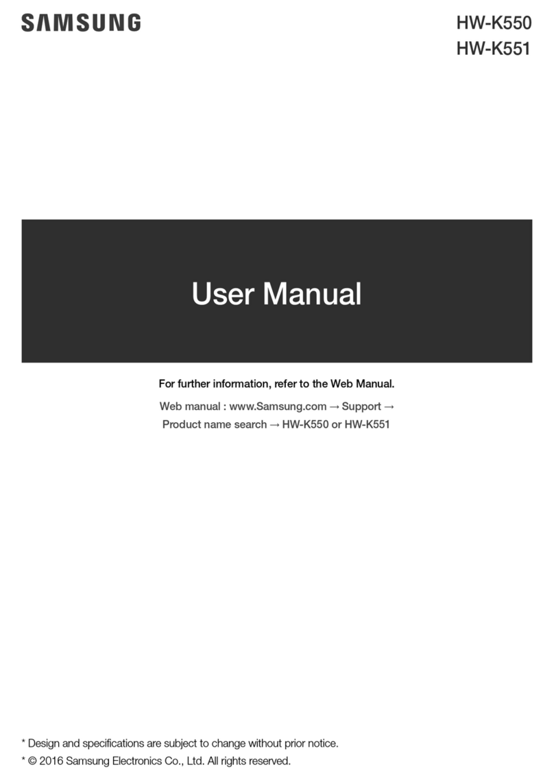 Samsung HW-K551 user manual
