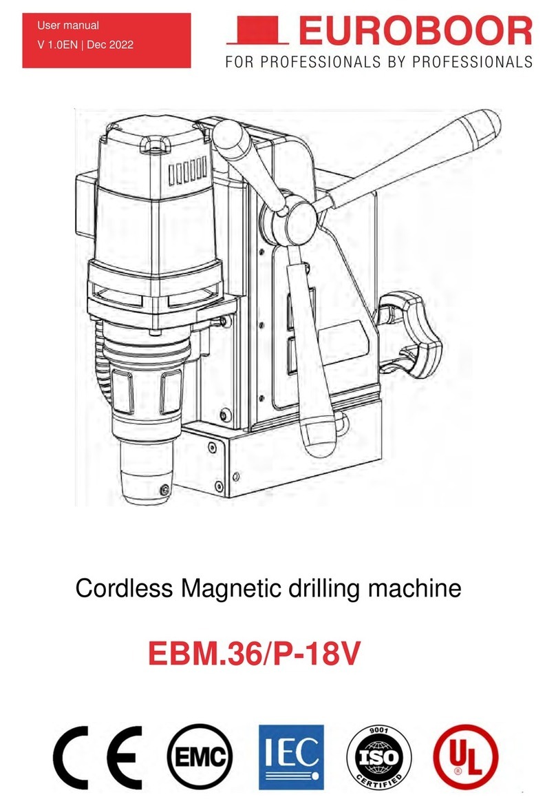 Euroboor EBM.36/P-18V user manual