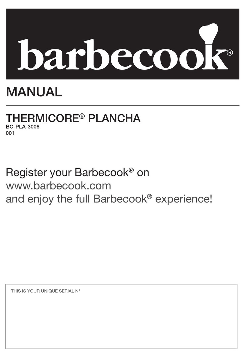 Barbecook THERMICORE PLANCHA manual