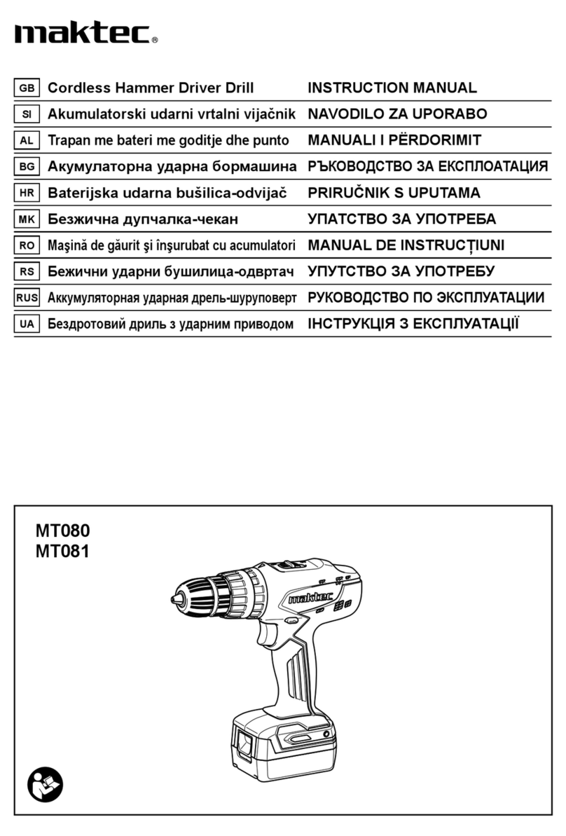 Maktec MT080 User manual