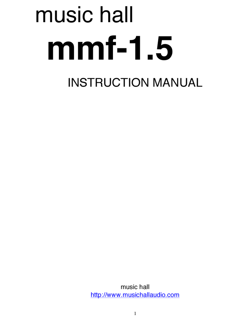 MUSIC HALL mmf-1.5 User manual