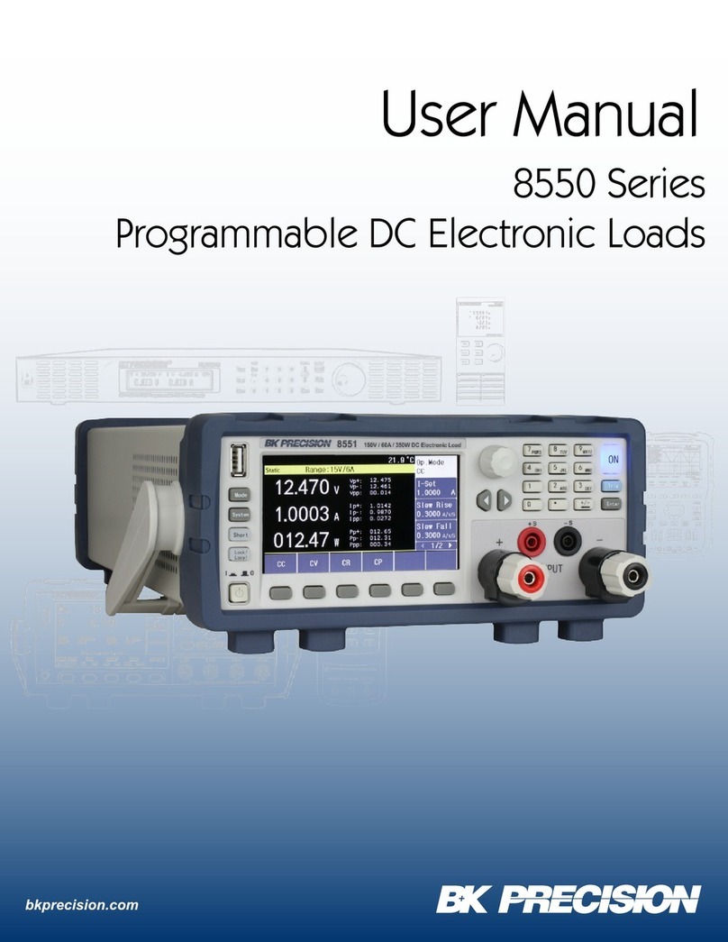 B+K precision 8550 Series User manual