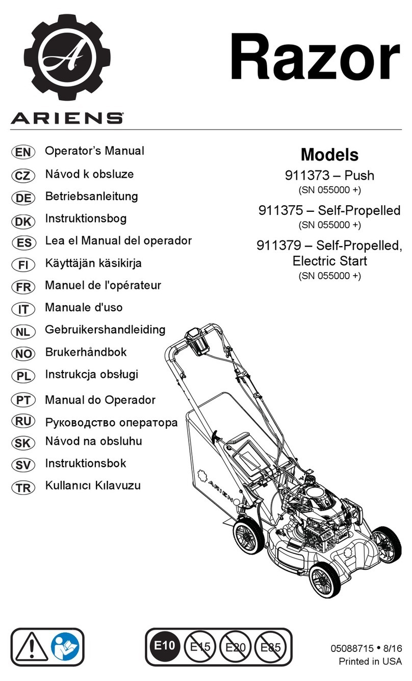 Ariens Razor 911373 User manual