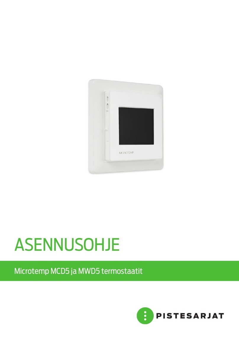 OJ Electronics PISTESARJAT Microtemp MCD5 User manual