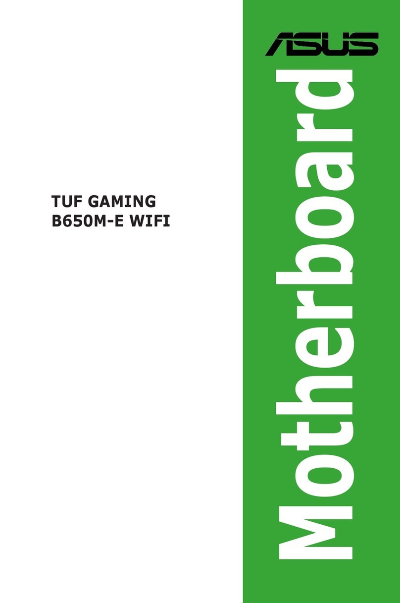 Asus TUF GAMING B650M-E WIFI manual