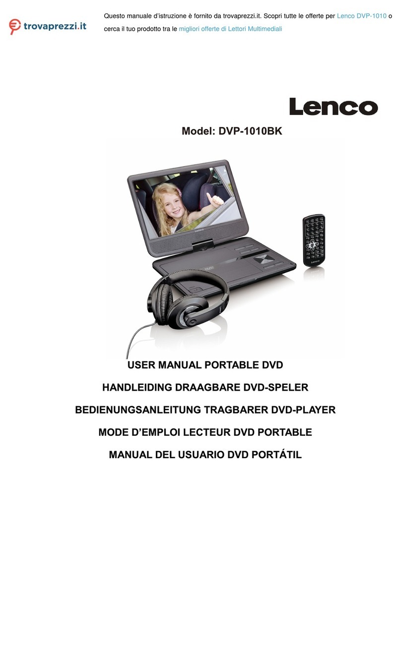 LENCO DVP-1010 User manual LENCO DVP-1010 User manual