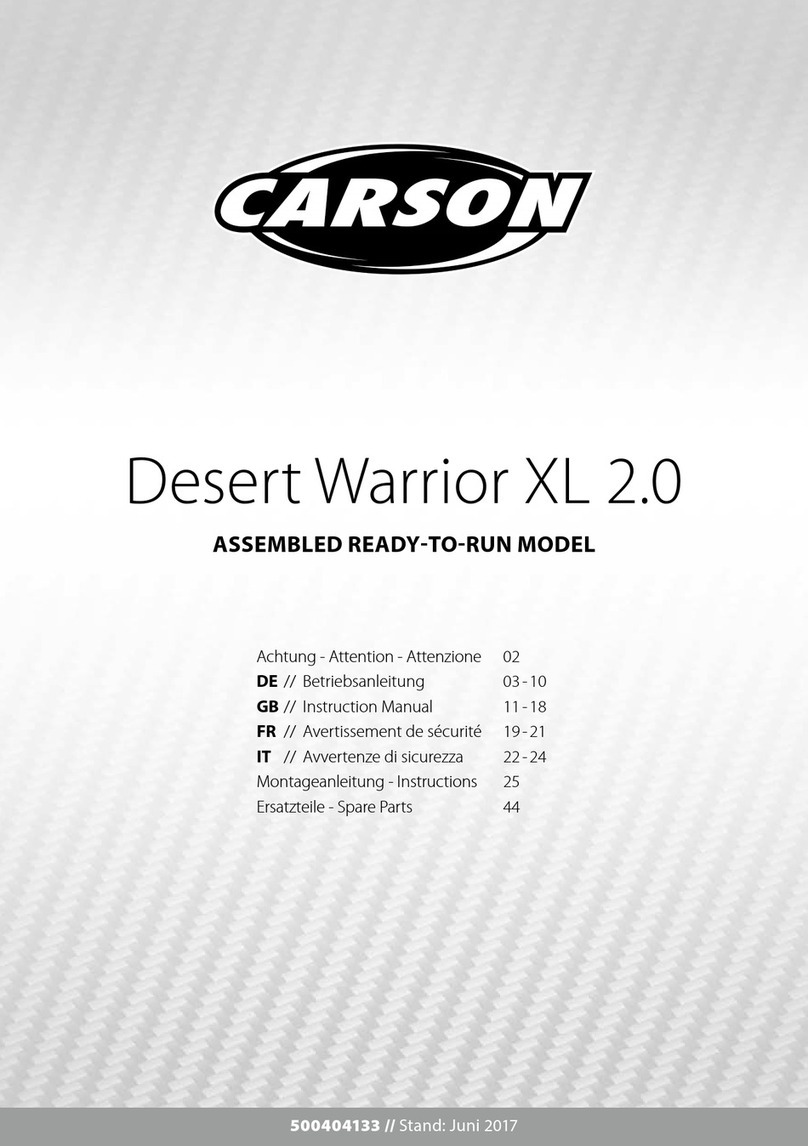Carson Desert Warrior XL 2.0 instruction manual
