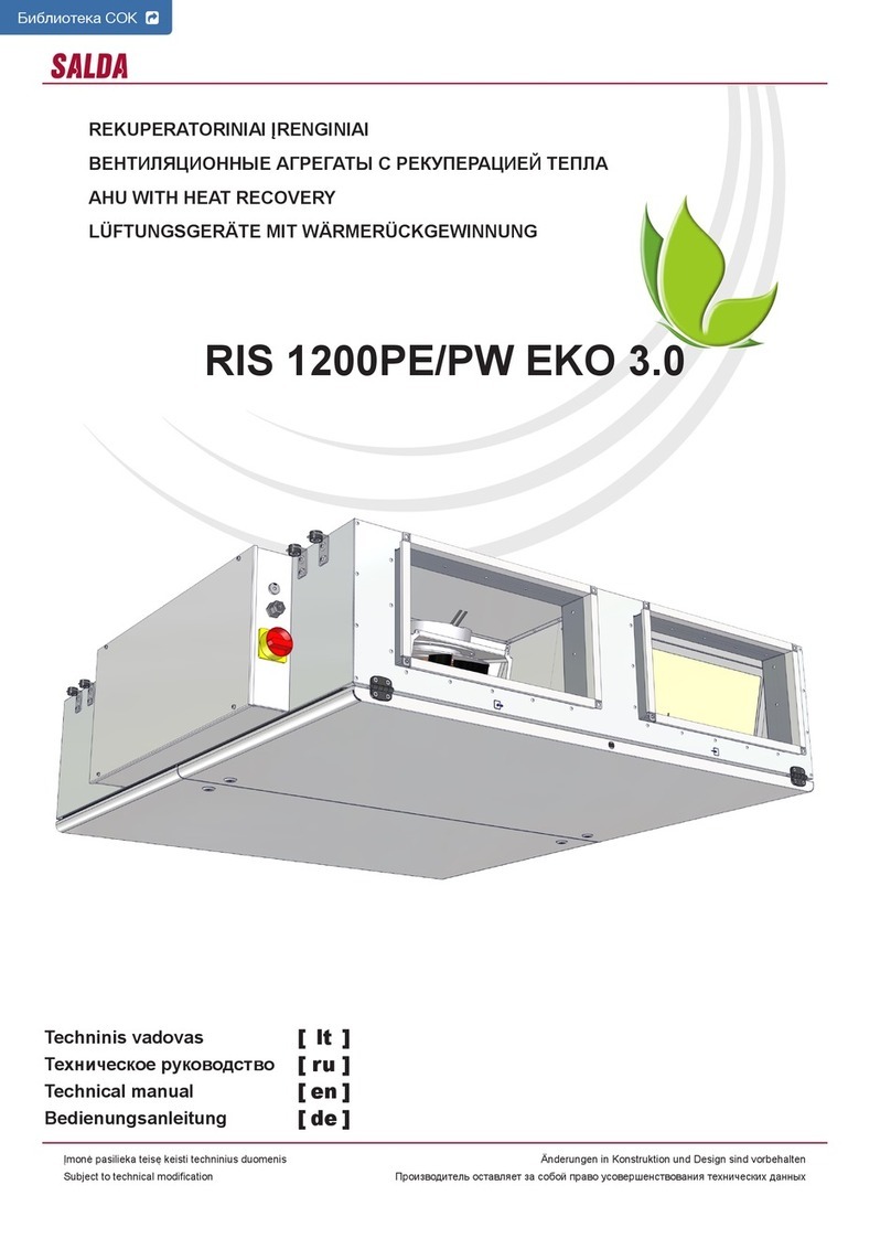 Salda RIS 1200PE EKO 3.0 Technical manual