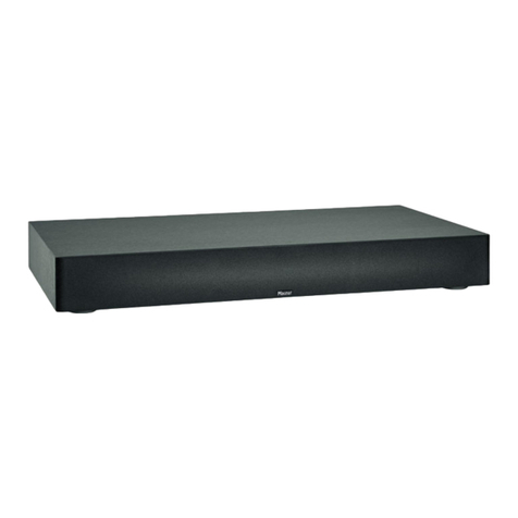 Magnat Audio SOUNDDECK 100 Important notes for installation & warranty card