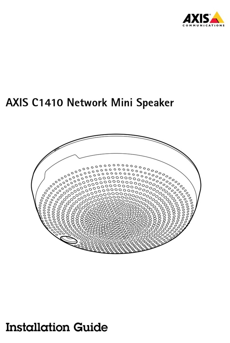 Axis 01916-001 User manual