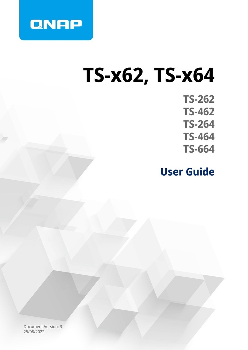 QNAP TS-62 Series User manual