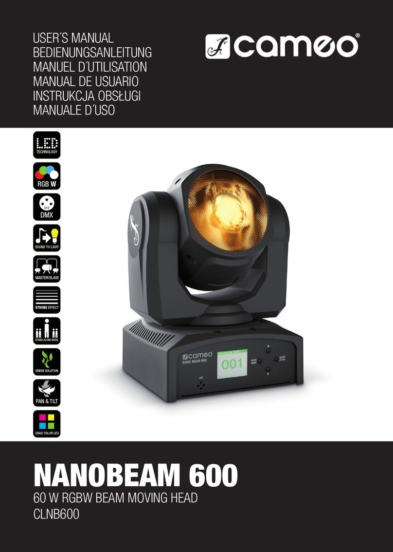 Cameo NANOBEAM 600 User manual