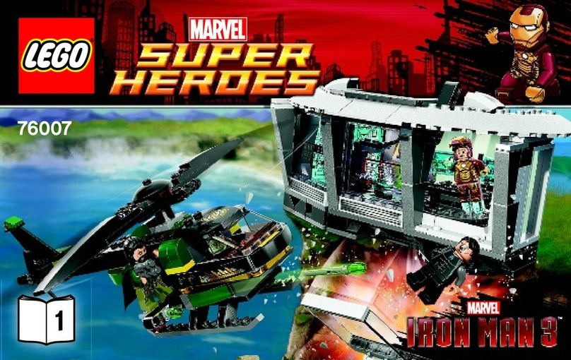 LEGO MARVEL SUPER HEROES IRON MAN 76007 Assembly instructions