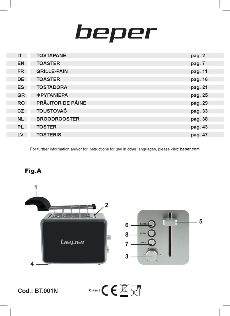 Beper BT.001N Operating and maintenance manual Beper BT.001N Operating and maintenance manual