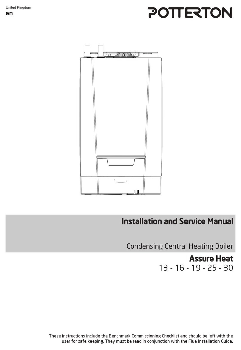 Potterton Assure Heat 13 Installation and service manual
