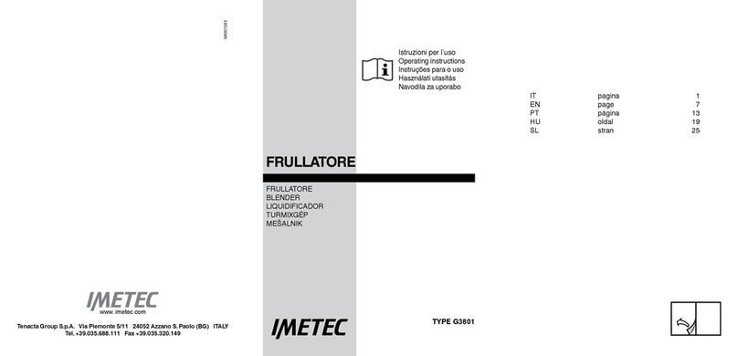 Imetec G3801 User manual