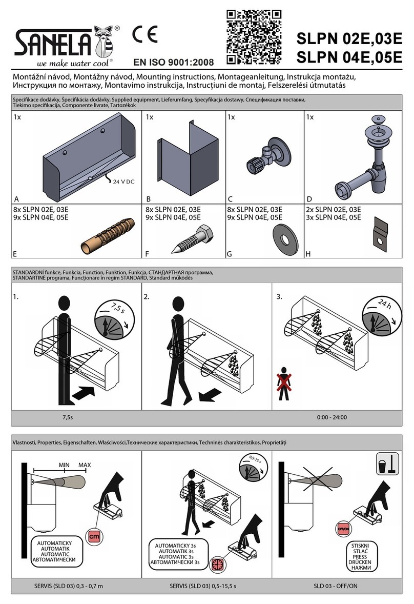 Sanela SLPN 02E Mounting instructions Sanela SLPN 02E Mounting instructions