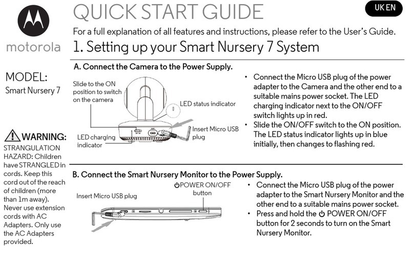 Motorola Smart Nursery 7 User manual