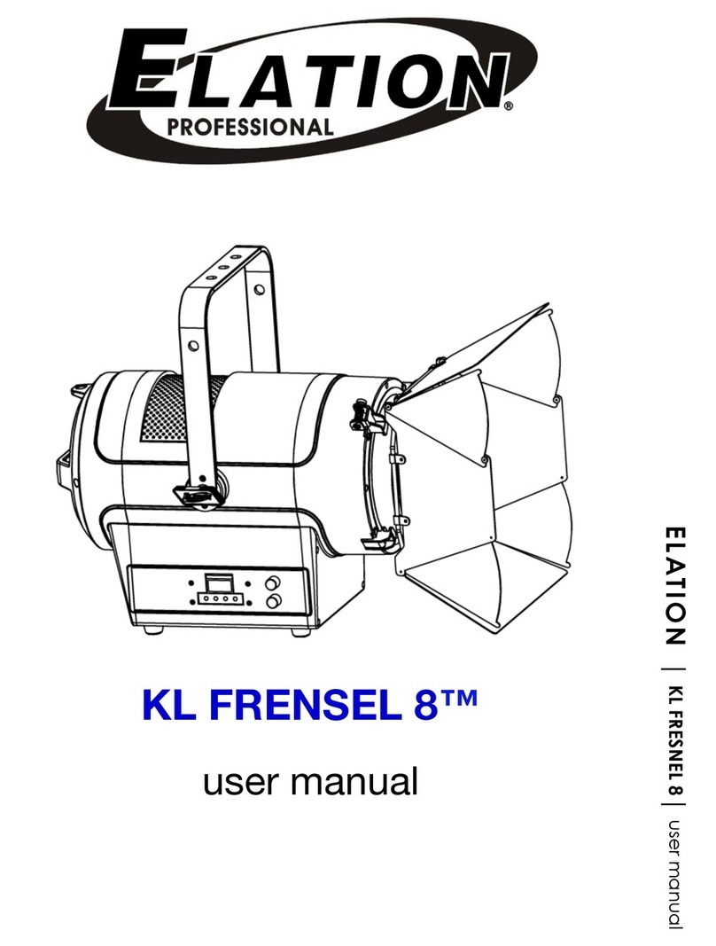 Elation KL FRENSEL 8 User manual