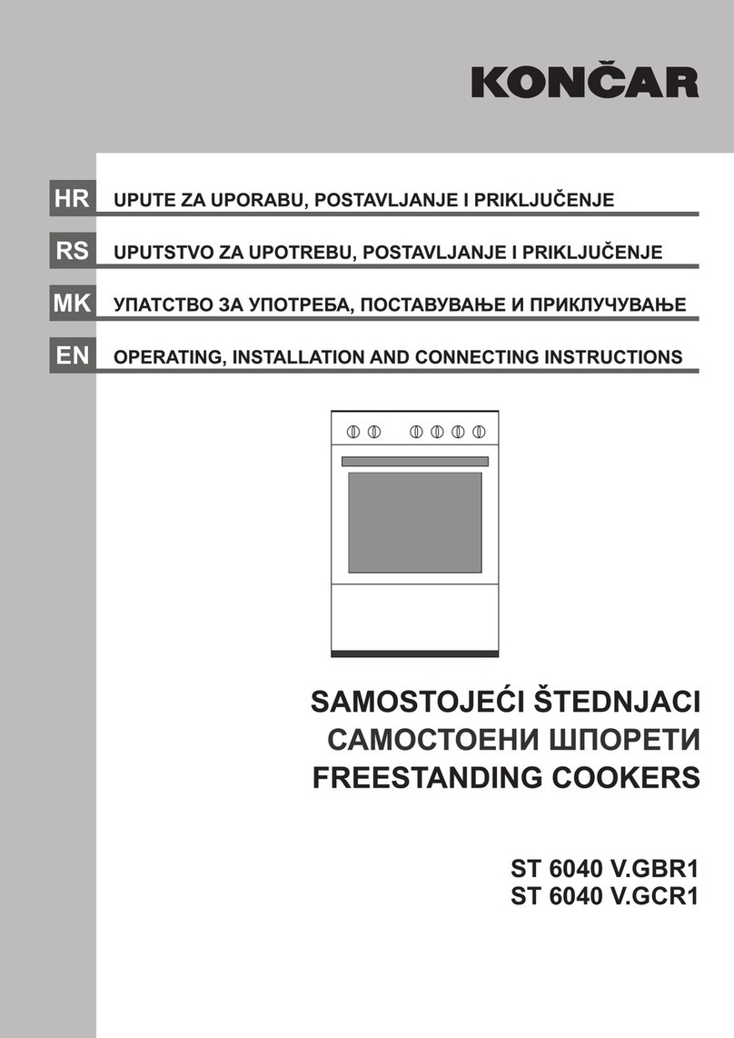 Koncar ST 6040 V.GBR1 Operating & installation instructions