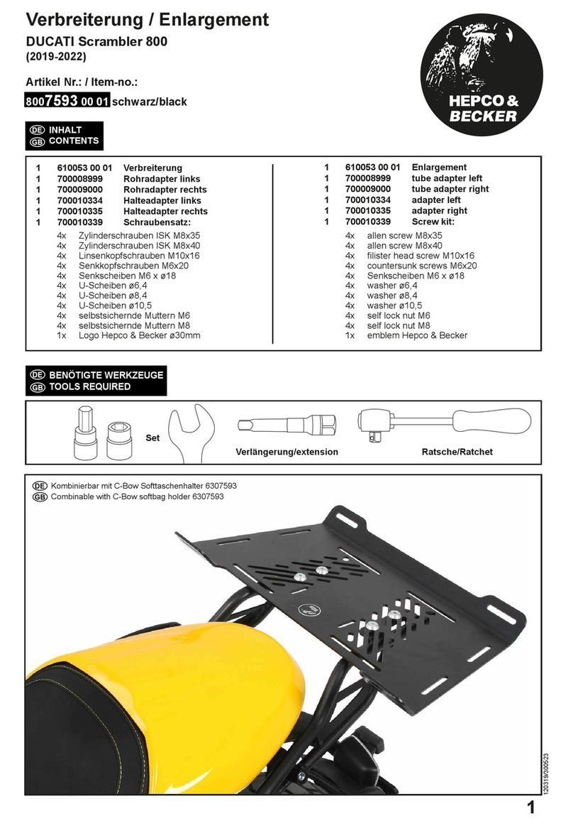 hepco & becker 8007593 00 01 User manual hepco & becker 8007593 00 01 User manual