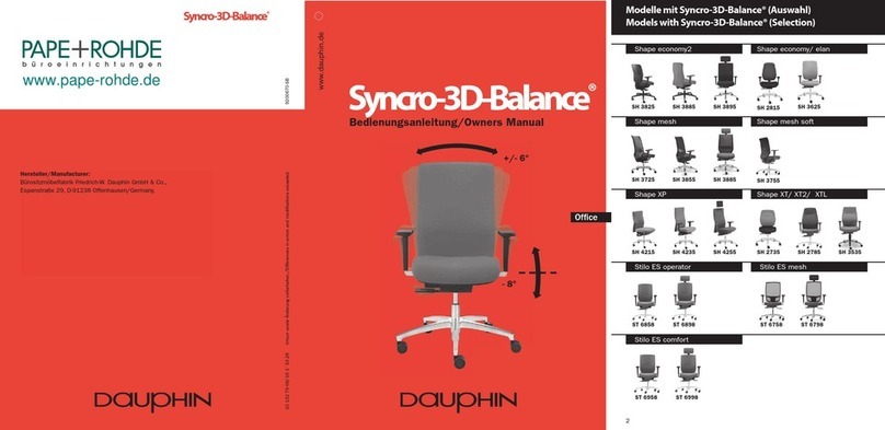 Dauphin Syncro-3D-Balance SH 3825 owner's manual