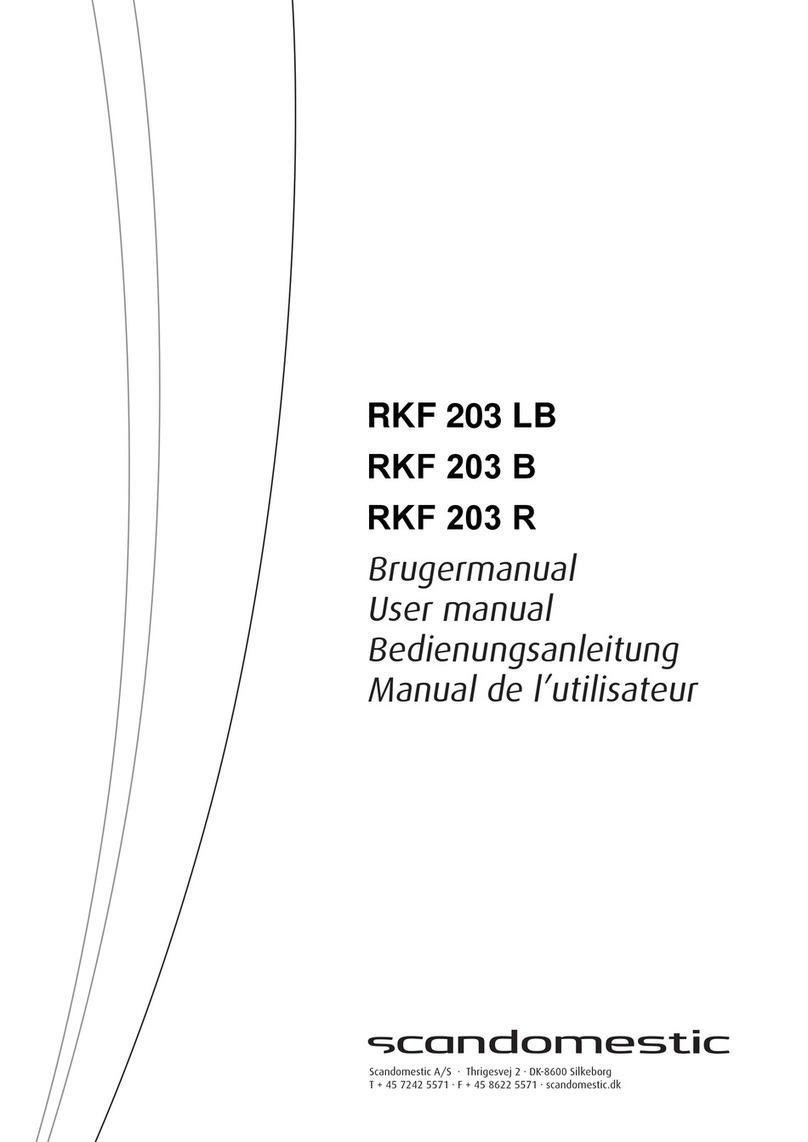 Scandomestic RKF 203 LB User manual