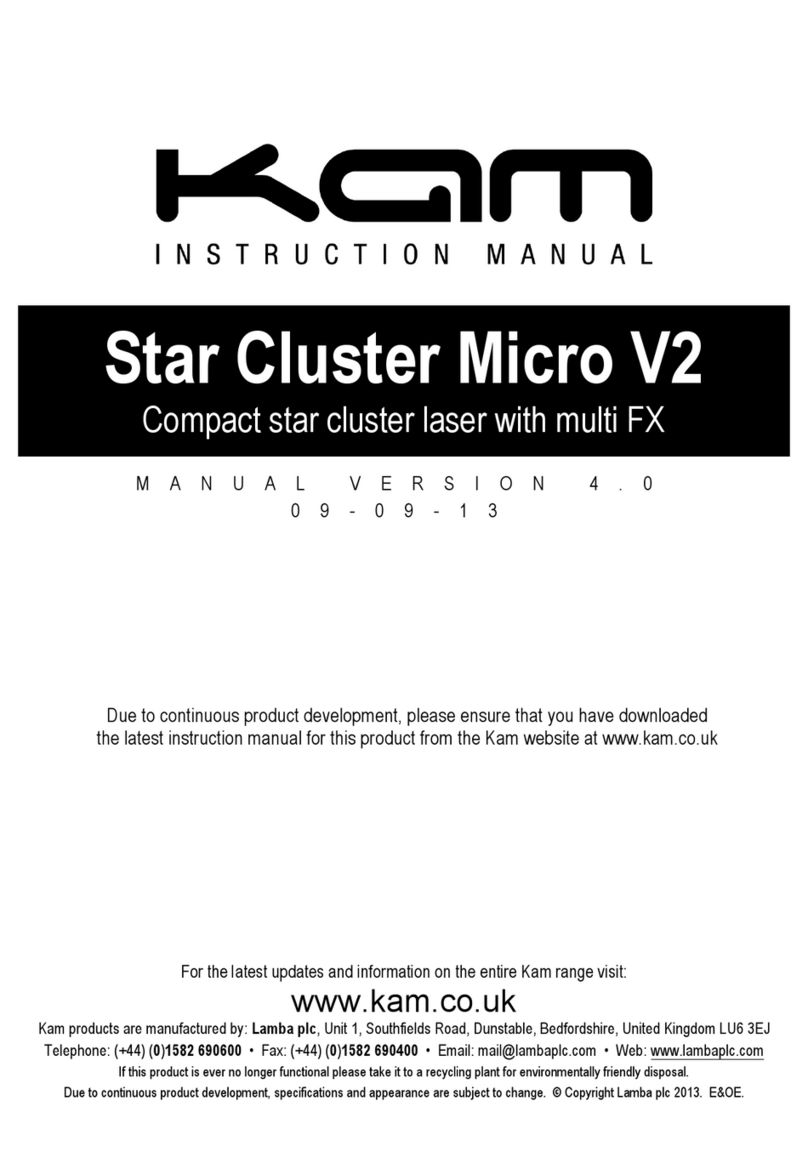KAM Star Cluster Micro V2 User manual