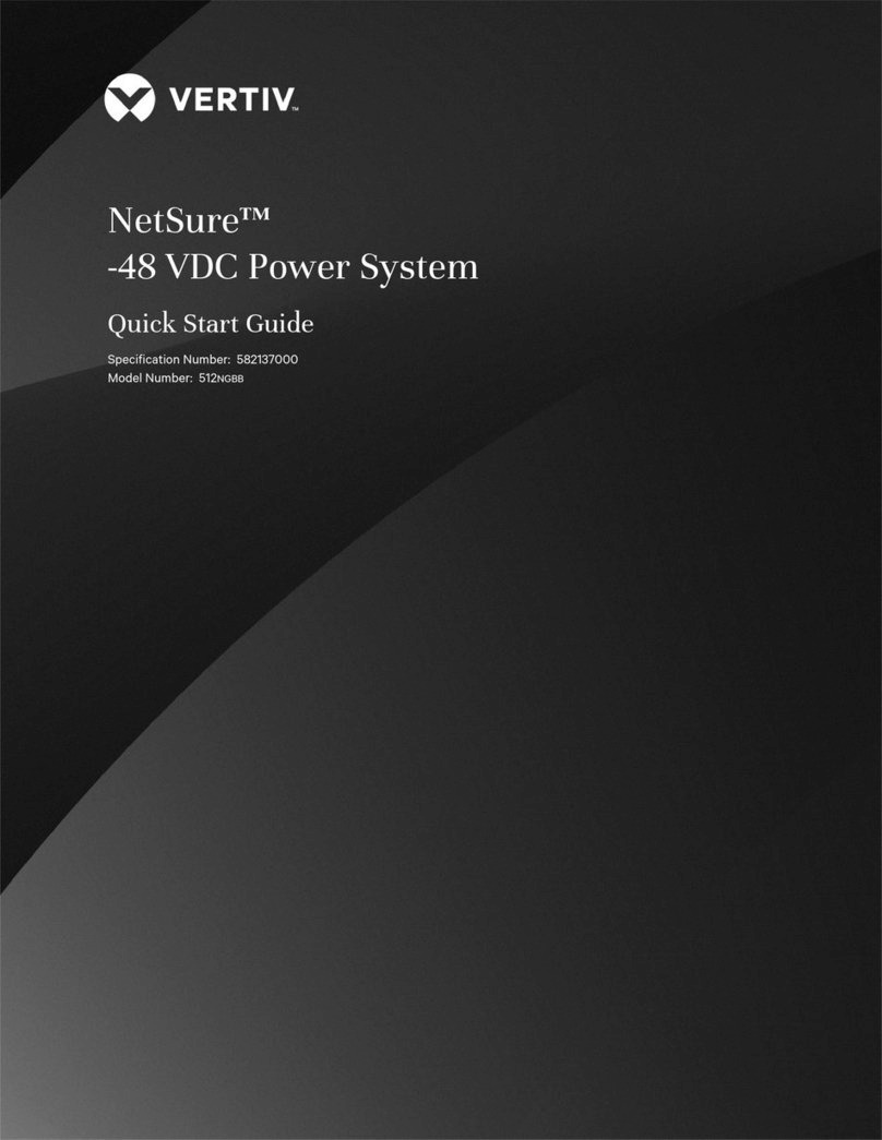 Vertiv NetSure 512NGBB quick start guide