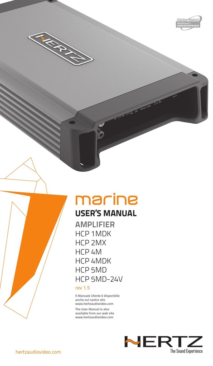 Hertz marine HCP 1MDK user manual