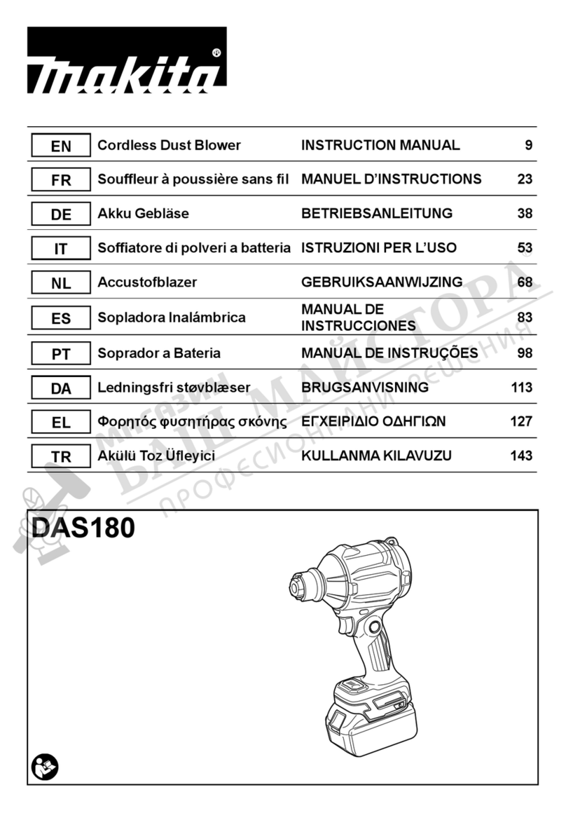 Makita DAS180 User manual Makita DAS180 User manual