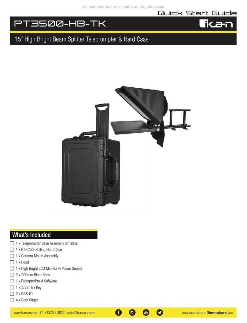 Ikan PT3500-HB-TK User manual