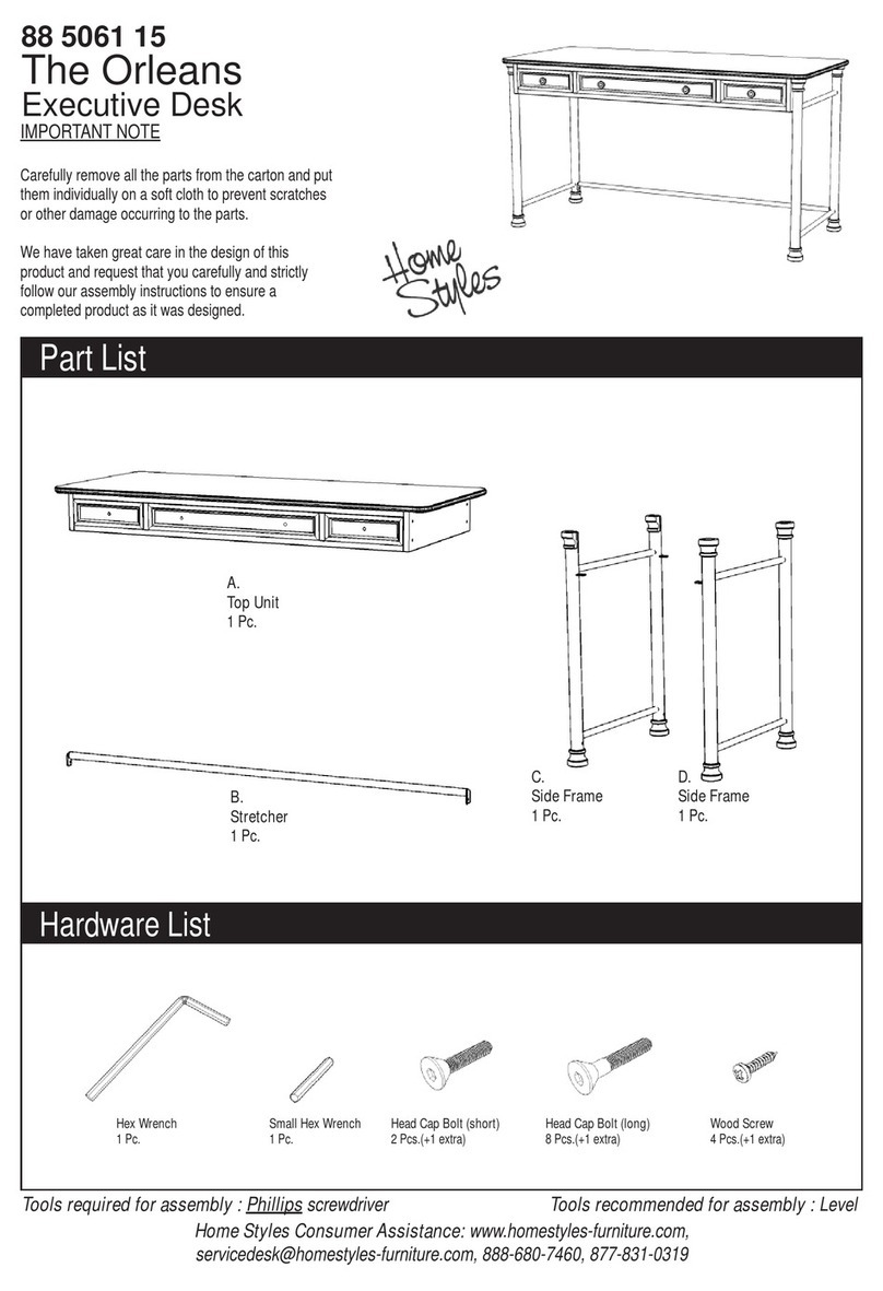 Home Styles The Orleans 88 5061 15 User manual Home Styles The Orleans 88 5061 15 User manual
