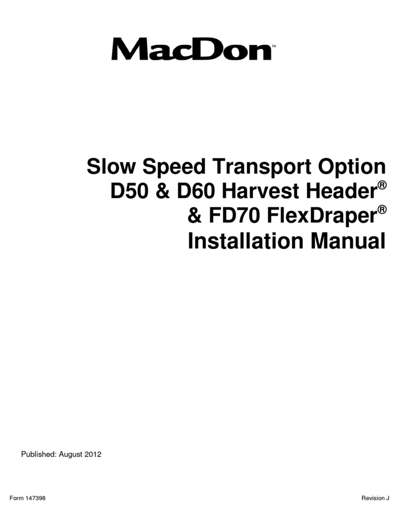 MacDon D50 installation manual