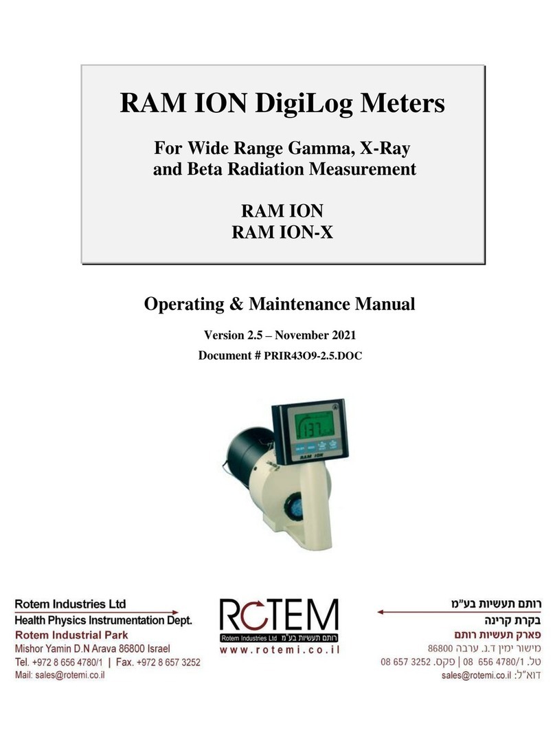 Rotem RAM ION Installation and operation manual