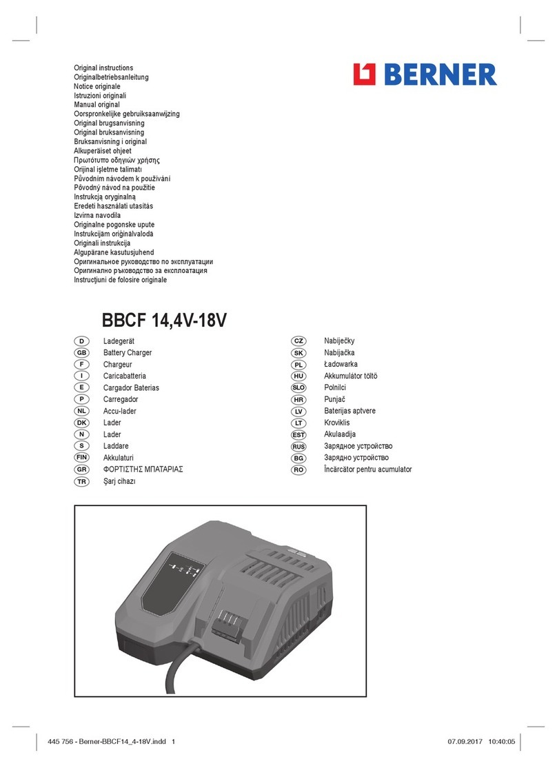 Berner BBCF 14,4V-18V User manual Berner BBCF 14,4V-18V User manual