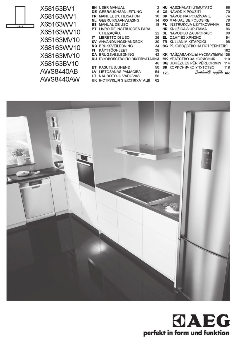 AEG AWS8440AB User manual