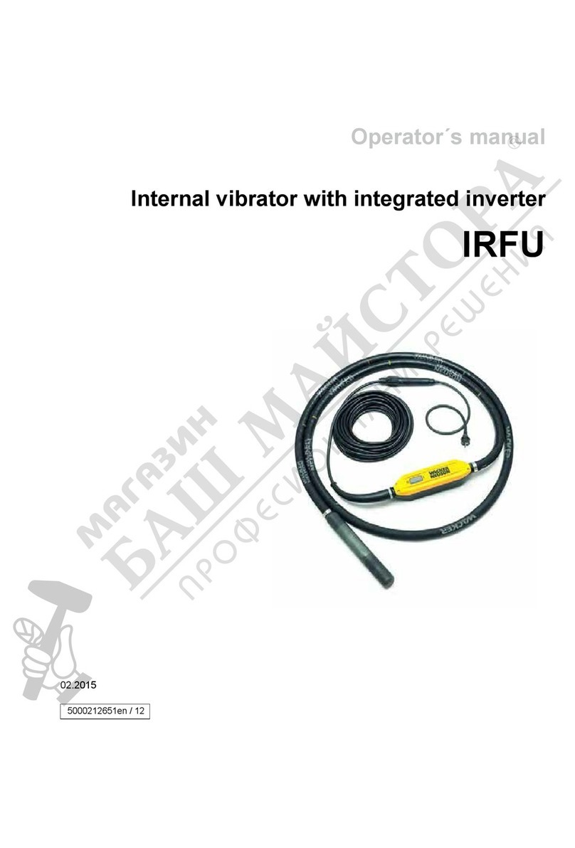 Wacker Neuson IRFU Series User manual