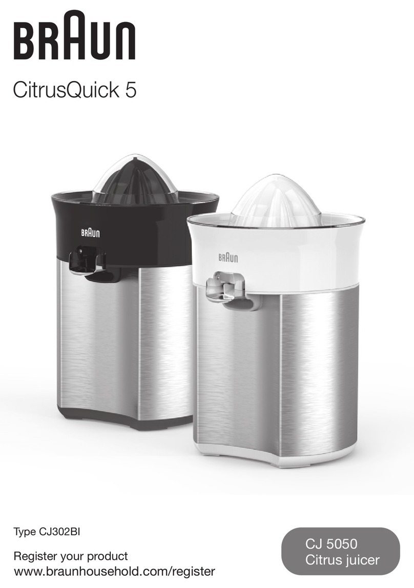 Braun CitrusQuick 5 CJ 5050 User manual