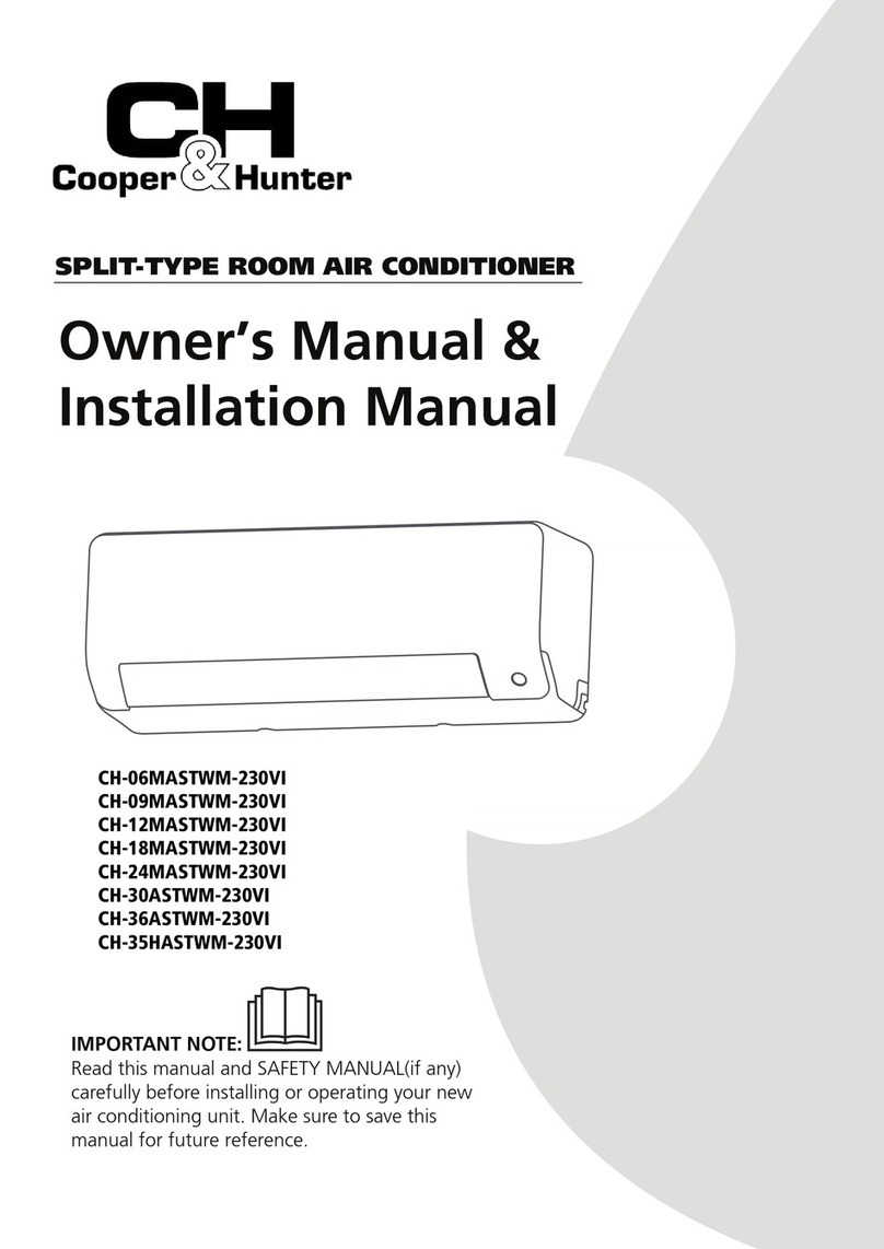 Cooper & Hunter CH-06MASTWM-230VI Repair manual Cooper & Hunter CH-06MASTWM-230VI Repair manual