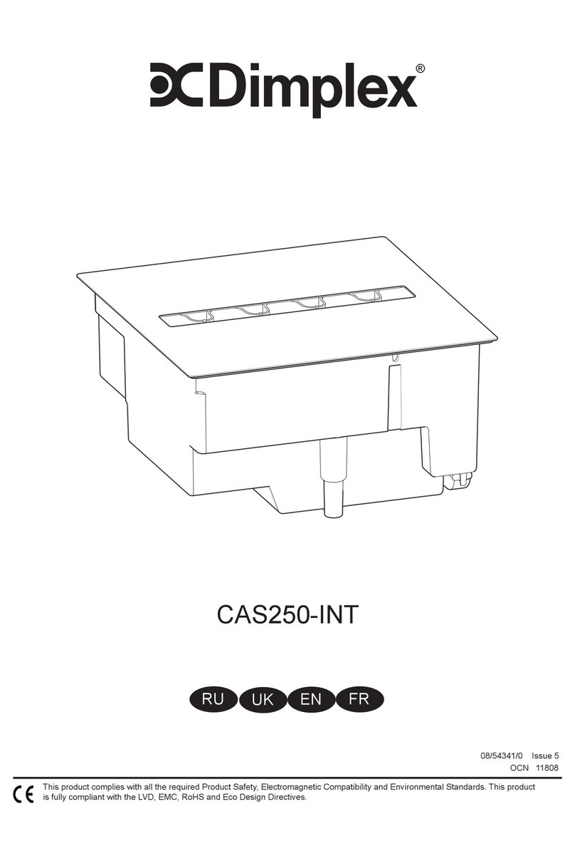 Dimplex OPTIMYST CAS250-INT manual